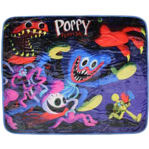 Poppy Playtime Huggy Ultra-Soft Couch Lap Plush Fleece Throw Blanket 50" X 60"