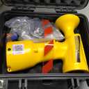 WoodsCan Hornet Air Horn / Siren Emergency Station  Wall-Mounted, Rechargeable 121dB Signal  No Gas Canisters  for Evacuation, Tornado, Construction, Factory, Marine Safety