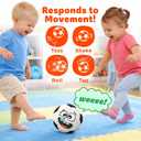 Move2Play, Hilariously Interactive Toy with Music & Sound Effects for Boy & Girl | Ball for Toddler & Baby | 6, 12, 18+ Months | 1, 2, 3+ Year Old