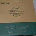 EVENLIVE Full Length Mirror Tiles, Frameless Glass Wall Mirror 12 Inch x 4 Pieces, Body Mirror, Long Mirror, Gym Mirrors for Home Gym, for Door, Closet, Room, Easy to Install