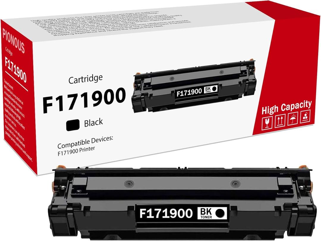 F171900 Black Toner Cartridge (1-Pack) - Compatible Replacement for Canon F171900 - Works with F171900 Printer
