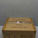 Table Lamps for Bedrooms Set of 2 Farmhouse Bedside Lamps for Nightstand with USB Charging Ports Traditional Side Table Lamps for Living Room Wooden Finish, Pull Chain, Bulbs Not Included