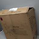 AnyGod Big and Tall Office Chair, Ergonomic Desk Chair Mesh Mid Back with Comfy Lumbar Support Swivel Task Executive Chairs with Wheels, Flip up Arms for Home, Office, Study (Black)