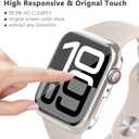 3 Pack Case for Apple Watch Screen Protector 41mm 45mm 44mm 40mm 46mm 42mm 38mm Series 10 9 8 7 6 5 4 3 SE/2,Soft TPU Screen Protector Film +Full Protection Face Cover Bumper Case for iWatch Cover