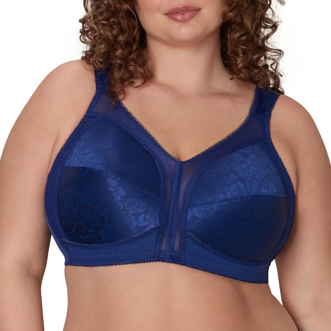 Playtex Women's Wireless Bra, 18 Hour Plus- Full Coverage, Smoothing, 42C