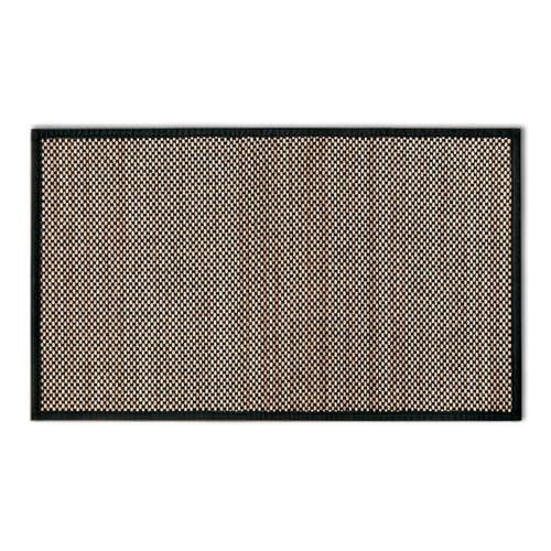 Artoid Mode Washable Non Skid Kitchen Rugs and Mats Doormat, Absorbent Door Mat Rugs for Kitchen Floor Front of Sink Hallway Black 17x29 Inch