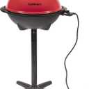 Cuisinart Indoor/Outdoor Electric Grill, 2-in-1 Portable BBQ with Nonstick Cooking Surface, Electric Grill Outdoor with Adjustable Heat, Stand/Tabletop Options for Cookouts, Barbecues, Small Spaces