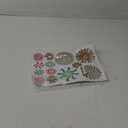 Christmas Candy Cane Stickers for Crafts 420PCS 3D Peppermint Candy Sticker Bulk Holiday Gingerbread Man House Sticker for Envelopes Cards Candyland Party Supplies Favors