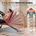 NICEPEOPLE Adjustable Weight Bench for Home Gym, 660LBS Capacity Workout Bench with 8 Backrests for Chest Shoulders Arms, Compact and Foldable Strength Bench for Small Space Apartment Room