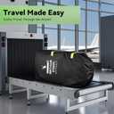 Stroller Bag for Airplane: Airplane Travel Essentials, 46" H x 21" W x 13" D Stroller Cover for Air Travel, Fit Single/Double/Jogging/Baby Stroller Travel System, First Mothers Day Gifts for New Mom