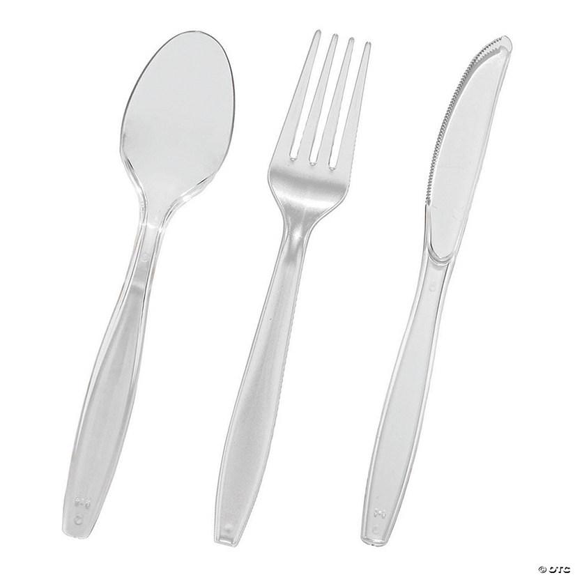 Plastic Cutlery 14 Forks and 16 Spoons