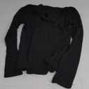 Trendy Queen Women's Turtleneck Long Sleeve Shirts Fall Fashion Basic Thermal Underwear Tops Winter Clothes 2025 (Small, Black)