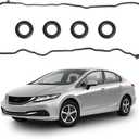 VS50563 Engine Cylinder Valve Cover Gasket Kit Fit for 2006-2015 Honda Civic 1.8L, for 2016-2017 Honda HR-V 1.8L, Valve Cover Gasket Set for 2013-2015 Acura ILX 2.0L Replace OE# 12341RNAA01