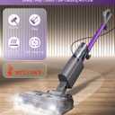 Steam Mop for Floor Cleaning, Lightweight Electric Mop with Deep Steam, Self-Cleaning, NA-IX Limescale Protection, Power-Assisted Drive, 180 Lie Flat & LED Light for All Sealed Hard Floors