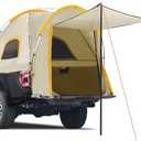 Pickup Truck Tent with Awning Shade,Waterproof PU5000mm Oxford for 6.4-6.7 FT Truck Bed for Camping Travel Outdoor Activities for Chevy Silverado,Dodge Ram,Ford F-Series,GMC Sierra,Titan,Tundra