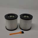 2 Pack DCV5801H Hepa Replacement Filter Compatible for DeWalt DCV580 DCV581H DeWalt DCV5801H Wet Dry Vacuum Replacement Filter Washable and Reusable (DCV5801H_2pcs)