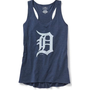 Port & Company Ladies Letter B Imprint, Whit letter, Dark Blue Top, M