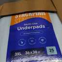 Chucks Pads Disposable Adult Underpads [100-Pack] 36"x36" XXXL Super-Absorbent Incontinence Bed Pads Large Leak-Proof Mattress Protector Pee Pads for Adults, Seniors, Kids & Pets