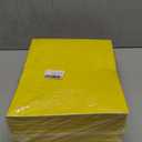 50Pcs Yollow with Pockets -2 Pocket Folders for Documents,Cute Paper Folders for Filing Cabinet,School,Office,Resume Portfolio (Yellow)