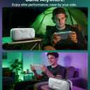 Syntech Carrying Case Compatible with ASUS ROG Xbox Ally/Xbox Ally X 2025 Console and Accessories, Protective Hard Shell Case with Built-in Foldable Stand Large Storage, Portable Travel Bag, White