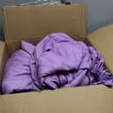 4 Sets Premium Microfiber Massage Table Sheets Set 3 Piece Set Includes Massage Table Cover Fitted Sheet and Fitted Face Rest Cover, Purple