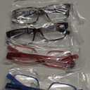 NORPERWIS Reading Glasses 5 Pairs Quality Readers Spring Hinge Glasses for Reading for Men and Women (5 Pack Mix Color -4, 0.75)