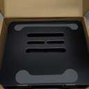 Adjustable Laptop Stand for Desk, Metal Foldable Laptop Riser Holder, Portable Desktop Book Stands, Ventilated Cooling Computer Notebook Stand Compatible with 10-15.6 Laptops