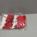 Sweetude 12 Pcs Christmas Knit Santa Bag with Drawstring Small Christmas Red Santa Gift Bags Knitted Presents Drawstring Pouches for Xmas Candy Wedding Supplies, 6.5 x 5.1 Inches