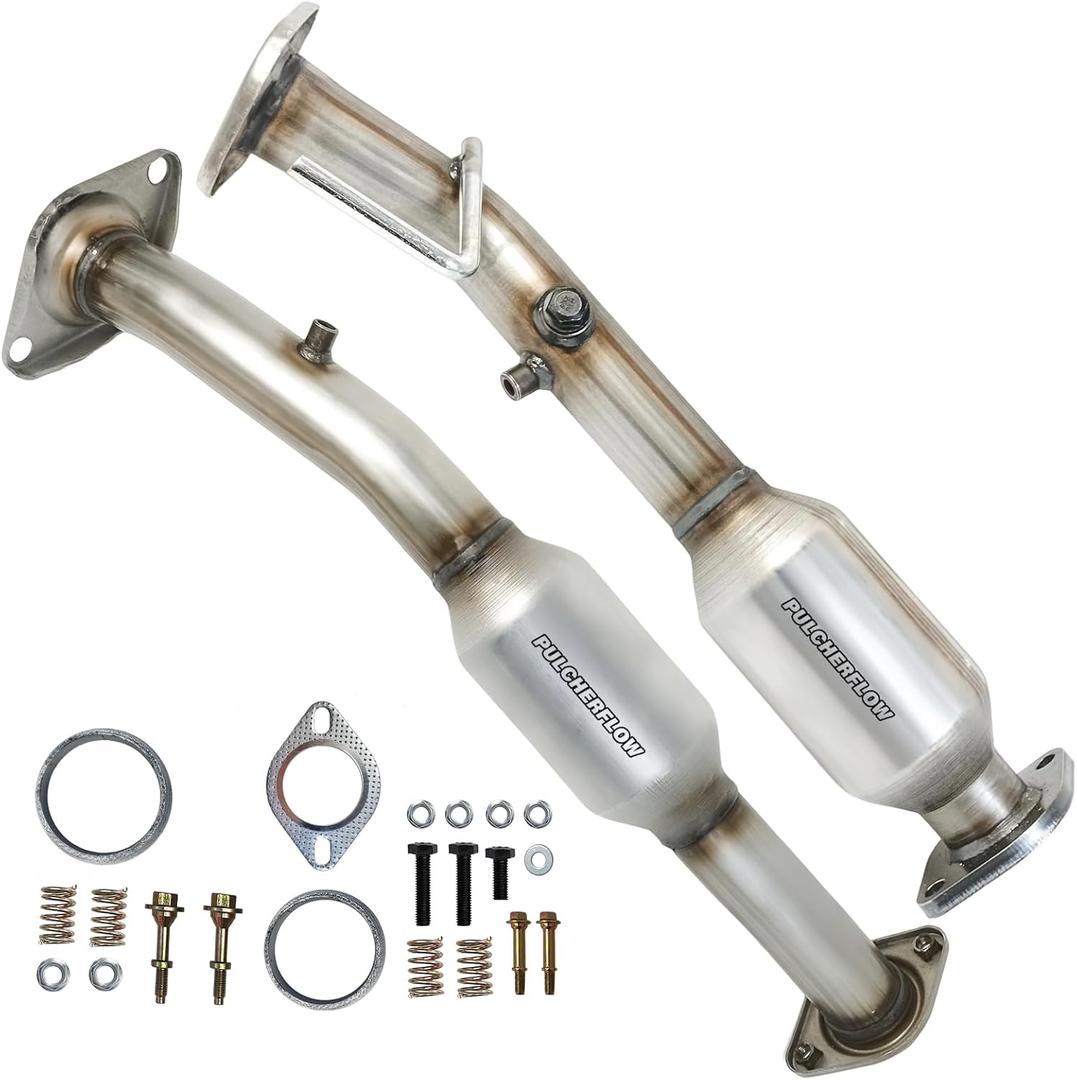 Catalytic Converter Compatible with 2013 2014 2015 2016 2017 2018 2019 2020 Nissan NV200, 2015-2018 Chevrolet City Express 2.0L L4 Convertidor Cataltico Front& Rear (EPA Compliant)