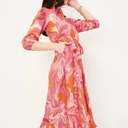 BTFBM Women Dress Pink XL