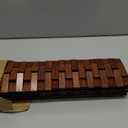 Bamboo Bath Mat Bathroom Rugs Floor Wood Shower Bathtub Waterproof Non Slip Accessories 16x24 Inch Easy to Clean, Walnut, 1 pc