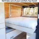Shreem Linen Microfiber RV Sheet Sets, 70x80 Camper King, White Solid - Fits Mattresses up to 8 Inches Deep, 4 Piece RV Bed Sheets for Campers, Motorhomes, and Travel Trailers