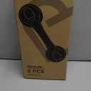 2 Pack 12 Inch Grab Bars for Bathtubs and Showers for Seniors, Heavy Duty Shower Handle for Elderly, Suction Cup Removable Handrails Handicap Bath Grip Bathroom Safety Grips (White and Black)