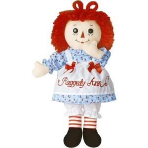 Aurora Timeless Raggedy Ann & Raggedy Andy Raggedy Ann Classic Stuffed Doll - Cherished Memories - Lasting Play - Multicolor 12 Inches