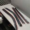 KPY Rain Guards Fit for 2009-2015 Honda Pilot, Out-Channel Window Visors Vent Wind Deflectors 4PC, Car Accessories for 09-15 Pilot