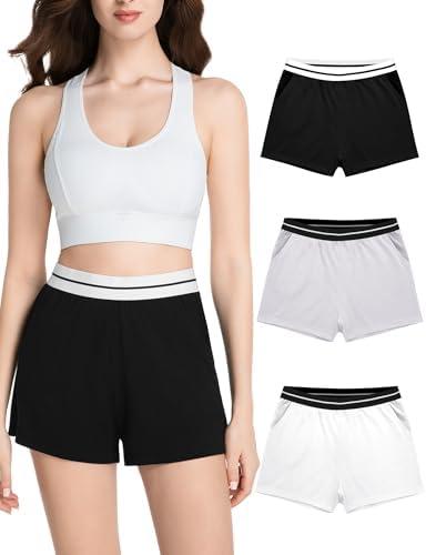 Women's Lounge Shorts Super Soft Comfort Lightweight Sleep Shorts, Bamboo Fabric Women‘s Pajama Shorts with Pockets, Size M