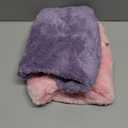 Idepet Fleece Dog Sweater Vest 2 Pack, Small Dog Clothes Sleeveless with Leash Ring and Pocket, Warm Puppy Sweatshirt Pet Cold Weather Pullover for Cats (Pink+Purple, Large)