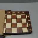 Chess and games shop Muba Amber 6EF Handmade Wooden Chess Set 21 Inch Board with Chessmen- Storage Box to Store All The Pieces