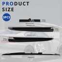 Universal Glossy Black Car Rear Trunk Spoiler Wing Lip Compatible with Honda Civic Accord Toyota Corolla Camry Nissan Altima Ford Focus and More