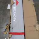 MASTERCANOPY Pop up Canopy Tent with 1 Sidewall (12x12 ft, Khaki)