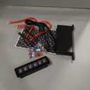 6 Gang Wireless Switch Panel - Multifunction Offroad Switches with 4 Light Memory Function, Toggle Switches Universal Circuit Control Relay System Switch Box for Boat Truck SUV ATV UTV Car