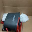 O-Cedar Easywring Microfiber Spin Mop & Bucket Floor Cleaning System with 1 Extra Refill,Red / Gray