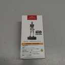 Hallmark Keepsake Christmas Ornament, Star Wars: The Mandalorian Grogu Operating IG-12 with Sound, Gifts for Star Wars Fans