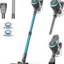 DEVOAC Cordless Vacuum Cleaner, Ultra-Lightweight Stick Vacuum, 2200mAh Battery Up to 40mins Runtime, 6 in 1 Powerful Handheld Vacuum for Home Hard Floor Carpet Pet Hair (Purple)