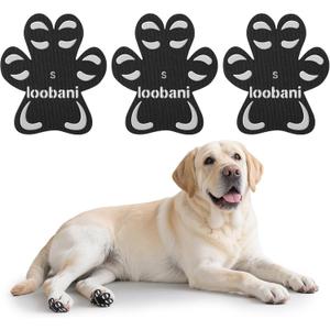 Paw Pads for Dogs Traction - Anti-Slip Sticky Dog Paw Protector Pads for Senior Dogs, Non Slip Adhesive Dog Paw Grip Pads Covers for Slippery Hardwood Floors to Prevent Slipping While Walking Running (S (12Set/48Pcs))