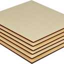 Artificer Baltic Birch Plywood, 12x12 Inch 6 Pack 1/4" Thick Unfinished Wood Squares Boards for Crafts Wooden Canvas Panels for Painting Plywood Sheets for Cutting, CNC Carving, Wood Burning