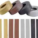 PH PandaHall 8.7 Yard PU Leather Trim 4 Colors Fold Over Trim Single Folded Bias Tape Binding Straps for Sewing Quilting Seaming Binding Hemming Piping Crafts Chair Decoration, 0.79 Inch