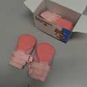 QUMY Dog Shoes for Large Dogs, Medium Dog Boots & Paw Protectors for Winter Snowy Day, Summer Hot Pavement, Water-Resistant in Rainy Weather, Outdoor Walking, Indoor Hardfloors Skid-Resistant Sole (Size 1: 1.8''x2.3''(W*L) (Pack of 4))