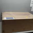 Solid Wooden Desk with Drawers - 24 x 16 Inch Narrow Desks, Rubberwood Mid Century Modern Desks, Small Writing Desk for Bedroom|Small Spaces - Walnut Color