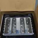 Gevi Toaster 4 Slice,Led Display Touchscreen Bagel Toaster with Dual Control Panels of Bagel/Reheat/Defrost/Cancel/Toasting One Slice/Longer Function,6 Shade Setting